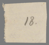 L 01255
<br/>
Label met opschrift
<br/>
<em>Escher von der Linth, Johannes Conrad (1767-1823)</em>